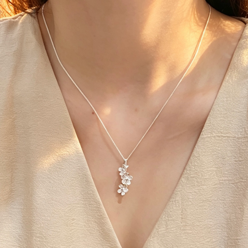 Forget-me-not Flower - Handmade Necklace