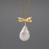 Mother Pearl Dragonfly - Handmade Pendant | NEW