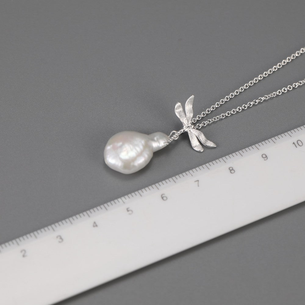 Mother Pearl Dragonfly - Handmade Pendant | NEW