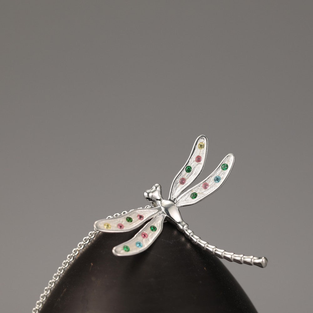 Dragonfly in Flight - Pendant Necklace | NEW