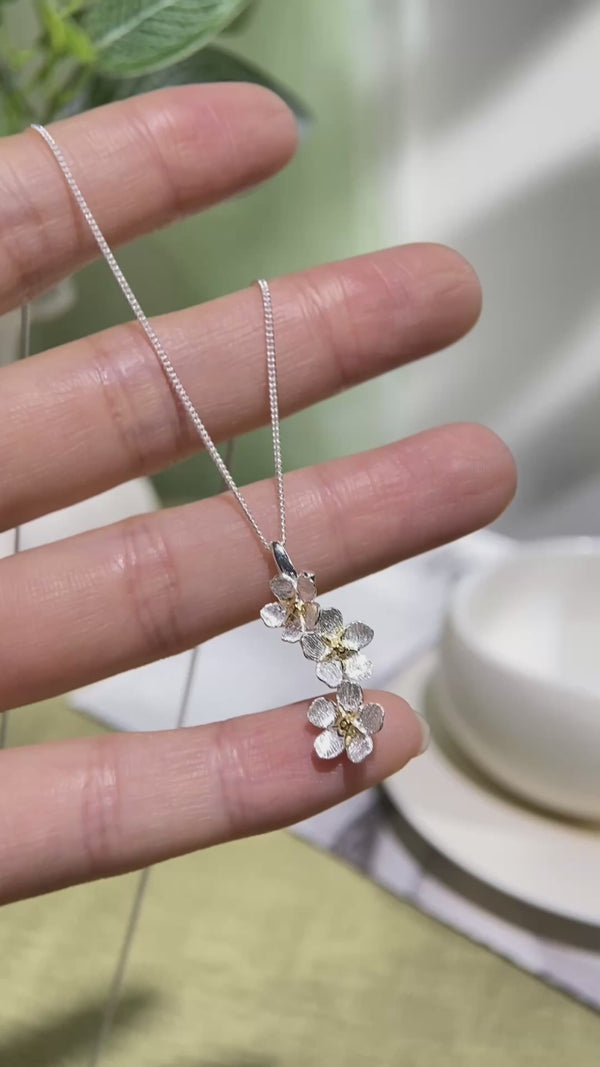Forget-me-not Flower - Handmade Necklace