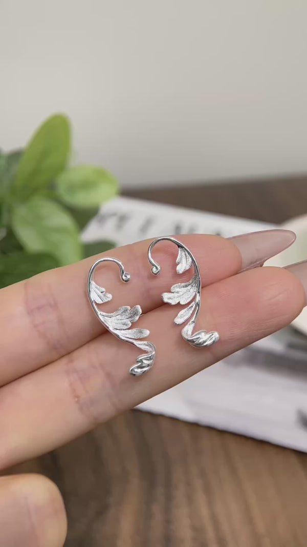 Acanthus Leaf - Stud Earrings
