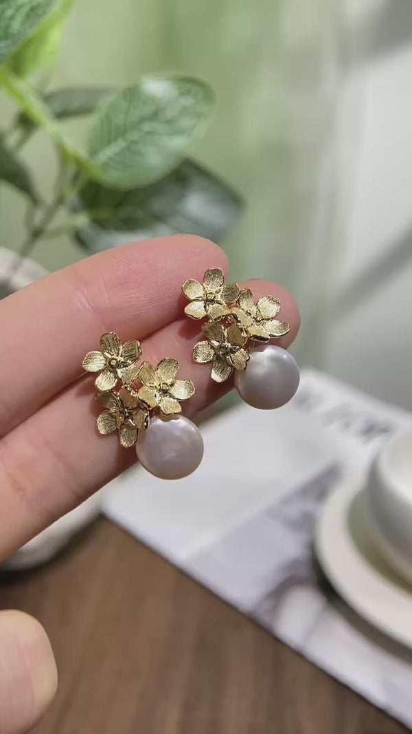 Forget-me-not Flower - Dangle Earrings | NEW