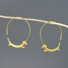 Run Dachshund Run - Big Hoop Earrings