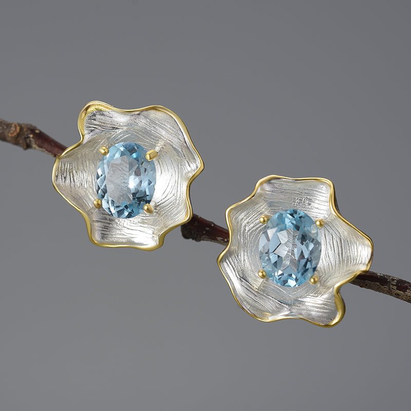 Baroque Leaf - Stud Earrings