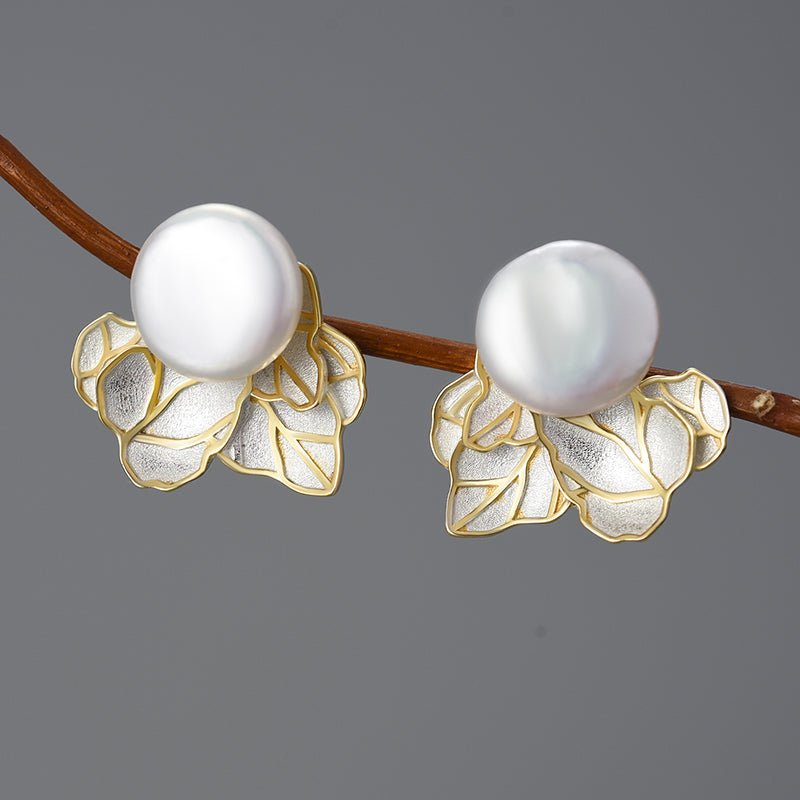 Baroque Pearl - Stud Earrings