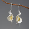 Big Calla Lily - Dangle Earrings