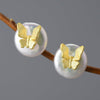 Baroque Butterfly - Stud Earrings