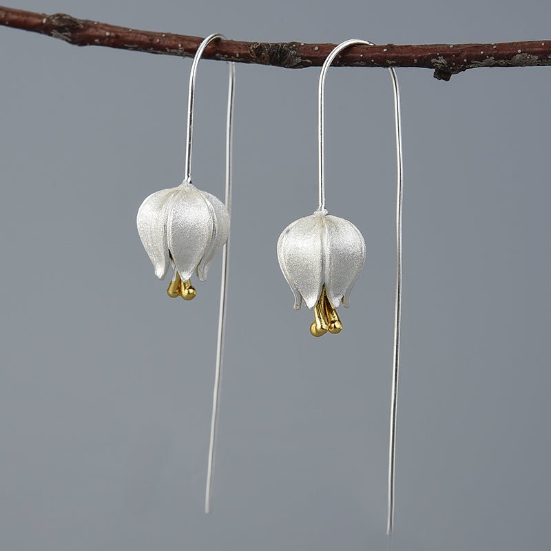 Tulip Bud - Dangle Earrings
