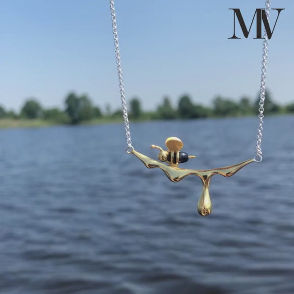 Honey Drops - Handmade Necklace