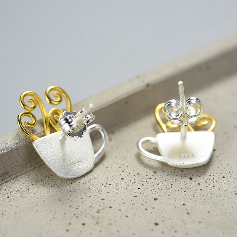 Morning Coffee - Stud Earrings
