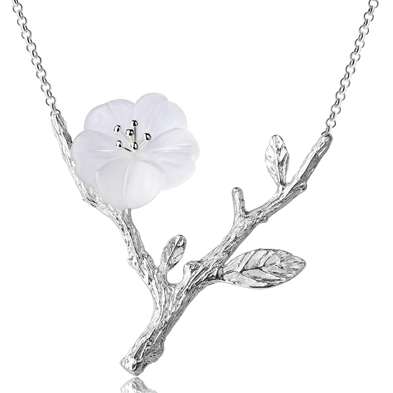 Rainy Flower - Handmade Necklace - MetalVoque