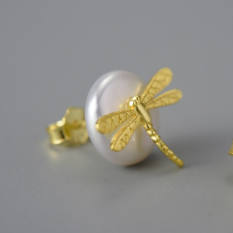 Baroque Dragonfly - Stud Earrings