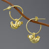 Hanging Koala - Hoop Earrings