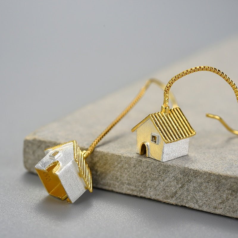 Little House - Dangle Earrings