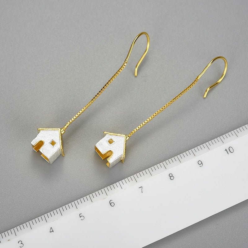 Little House - Dangle Earrings