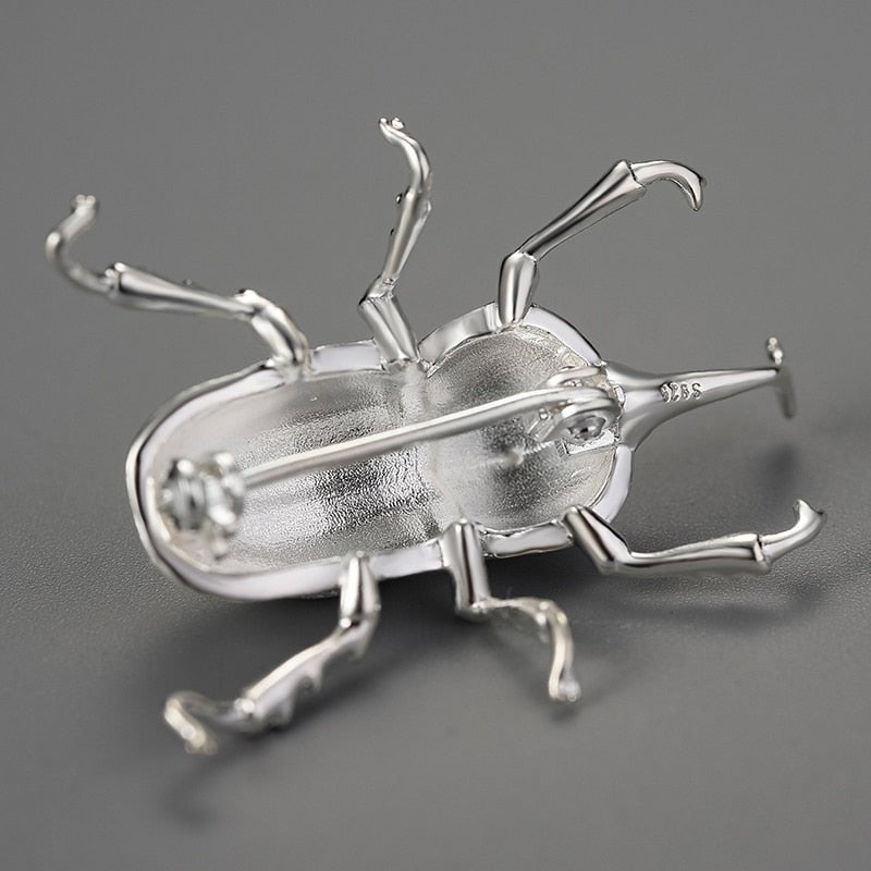 Kabutomushi - Handmade Brooch